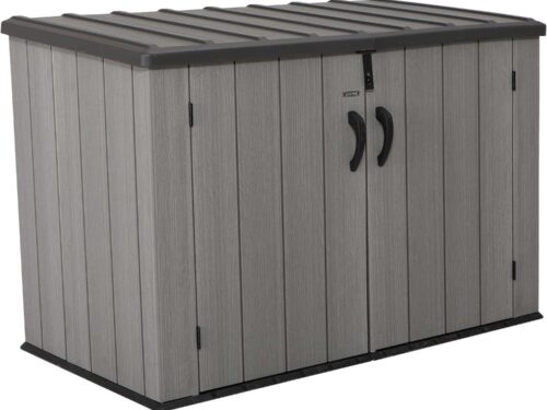 Высокопрочный уличный шкаф LifeTime WoodLook 2400 л