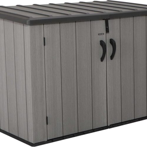 Высокопрочный уличный шкаф LifeTime WoodLook 2400 л