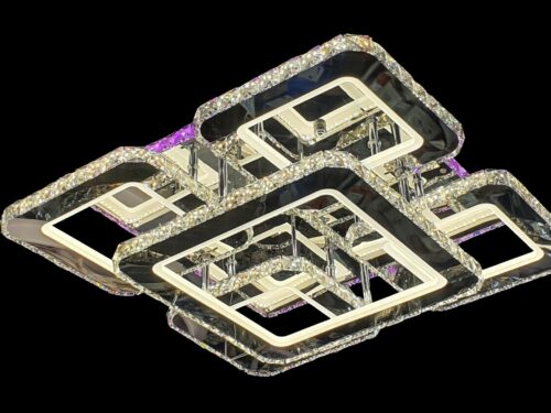 Хрустальная светодиодная люстра Roof Square Mini 4+1