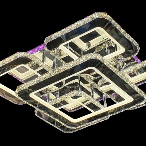 Хрустальная светодиодная люстра Roof Square Mini 4+1