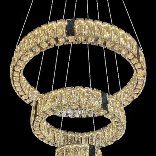 Подвесная хрустальная люстра Cable Ring