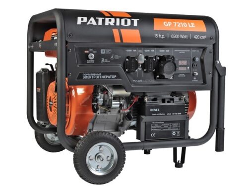 Бензиновый генератор PATRIOT GP 7210LE, (6500 Вт)