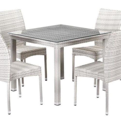Обеденная группа T257C/Y376A-W85-90x90 4Pcs Latte