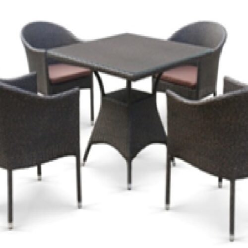 Комплект плетеной мебели T257A/Y350A-W53 Brown 4Pcs