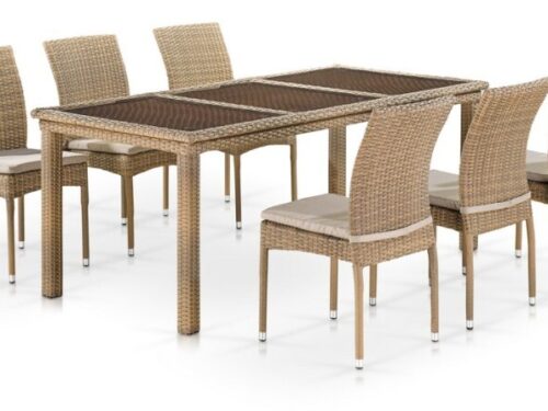 Комплект мебели T365/Y380B-W65 6PCS Light Brown