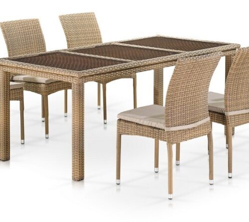 Комплект мебели T365/Y380B-W65 6PCS Light Brown
