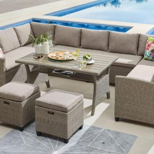 Комплект плетеной мебели AFM-370B Beige