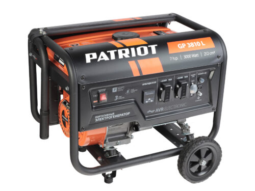 Бензиновый генератор PATRIOT GP 3810L (3000 Вт)