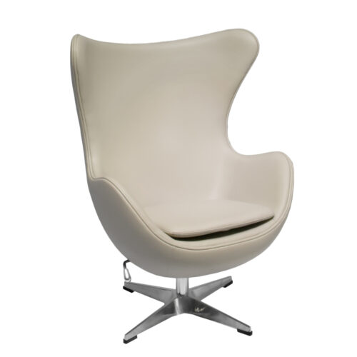 Кресло EGG STYLE CHAIR латте, экокожа