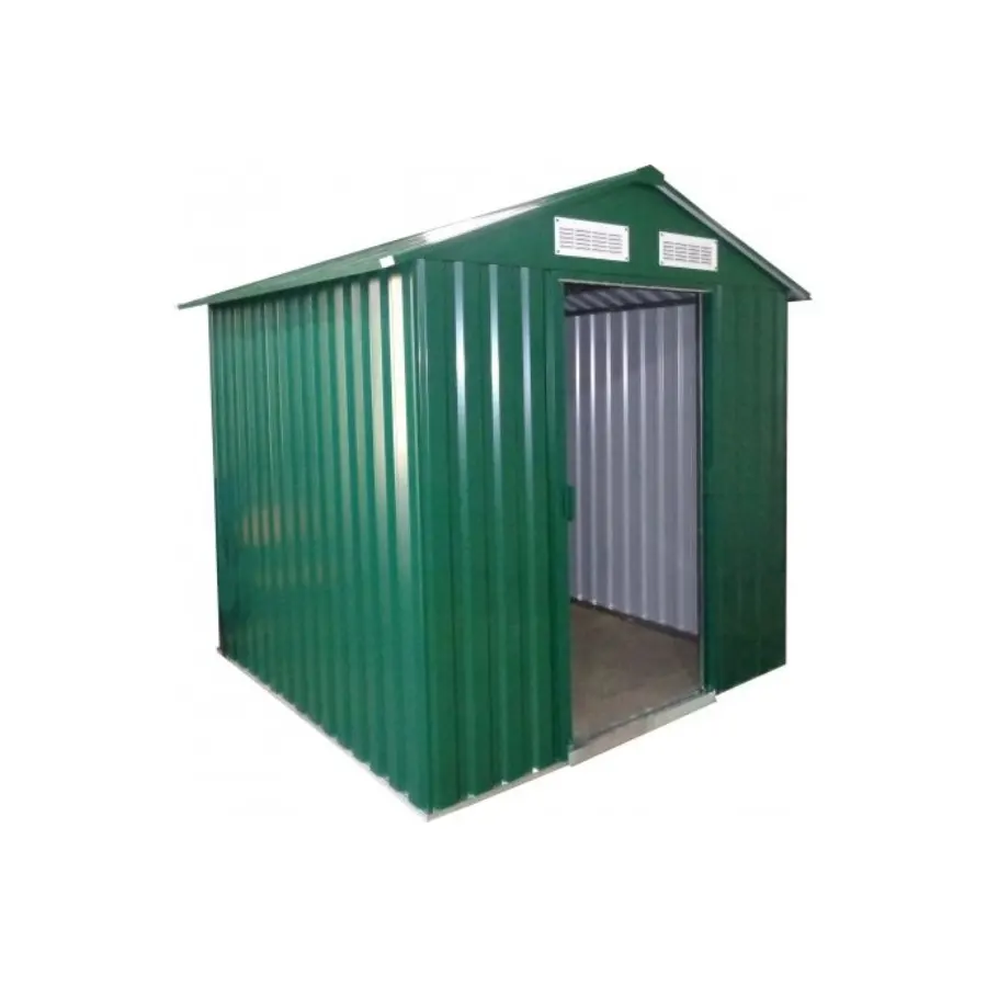 Металлический сарай GreenStorage Арчер B зелёный