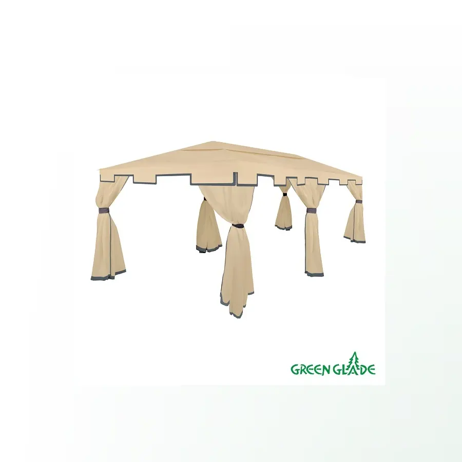 Шатер Green Glade 1048, со стенками, 6 х 3 х 2.5 м