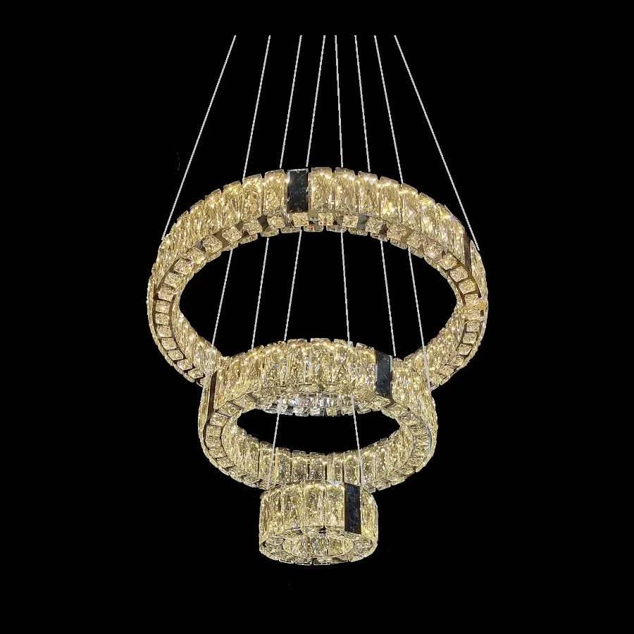 Подвесная хрустальная люстра Cable Ring