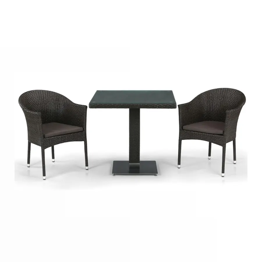 Обеденный комплект из ротанга T605SWT/Y350B-W53 Brown