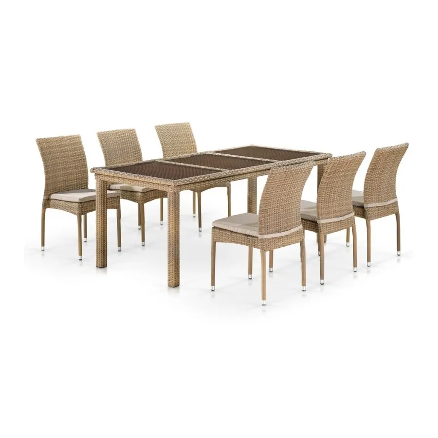 Комплект мебели T365/Y380B-W65 6PCS Light Brown