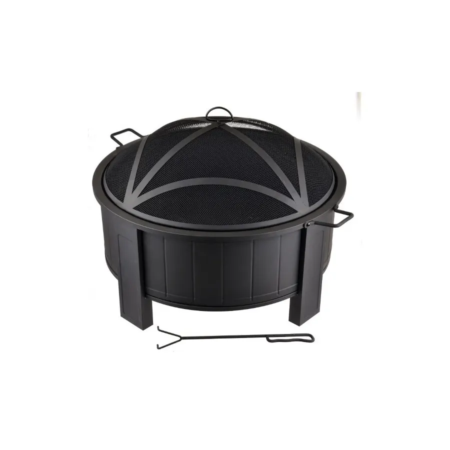 Костровая чаша Hugett Fire Pit 10277B, сталь